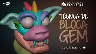 Introdução a Escultura - Blocagem - Blender 2.9