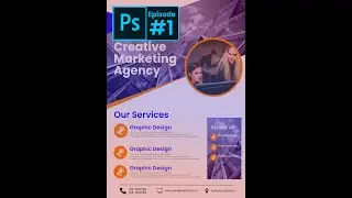 How to Create Corporate Flyer Design in Photoshop | Part #1