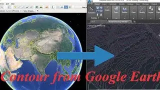 PARTIE 1 . CREATION POINT TOPO GOOGLE EARTH VERS CIVIL 3D 2024