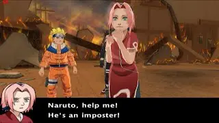 Naruto Uzumaki Chronicles 2 Walkthrough Part 17 Fake Sakura Boss Battle 60 FPS
