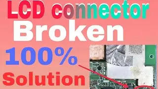 Lenovo a6600 LCD connector broken LCD IC change