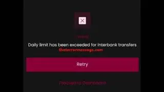 Daily limit has been exceeded for Interbank transfers (Alat Wema Banking)