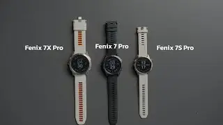 SIZE COMPARISON | GARMIN FENIX 7S/7/7X PRO SERIES