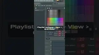 How to change playlist color in FL Studio 🍑