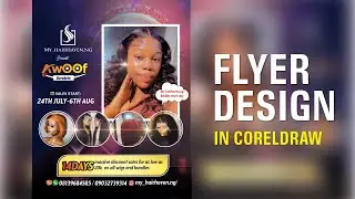 How To Design Flyer In CorelDraw X7  ( Professional Flyer In CorelDraw )