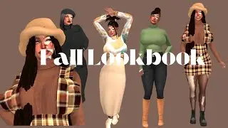 Fall Lookbook | Sims 4 Lookbook #sims4 #sims4cc #simscas #fall