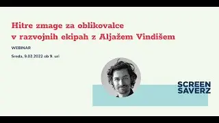Hitre zmage za oblikovalce v razvojnih ekipah z Aljažem Vindišem