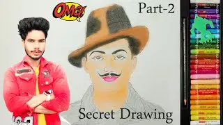 how to draw bhagat singh step by step || Draw Bhagat Singh 
