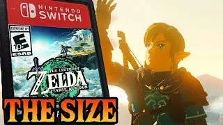 The Size of the Zelda Tears of the Kingdom!