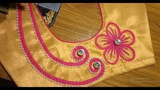 Embroidery  bridal blouse - normal machine