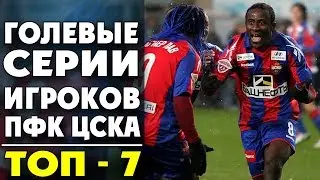 Самые длинные голевые серии игроков ЦСКА | ТОП-7   ▶ iLoveCSKAvideo