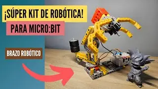 Descubre este Kit de Robótica para Micro:bit  y construye tu Brazo Robótico paso a paso