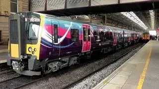 First TPE 350409 makes its first public run in Trans-Pennine Express colours! 02/04/14