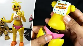 Making Toy Chica ✔️ Polymer Clay Tutorial 》FNAF 2/UCN/FNAF AR