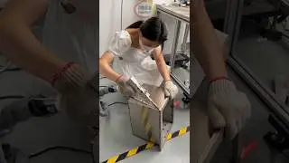 1500w Laser welder working for welding Stainless Steel