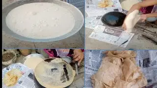 मांडे पीठ बनवण्याची perfect पद्धत || Matka Roti Dough Making Process  ...