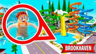 I opened a WATER PARK at Brookhaven! The whole town came!