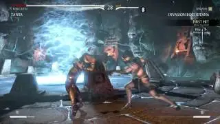 Mortal Kombat X Invasion Boss Kitana Vs Kobu Jutsu Tanya