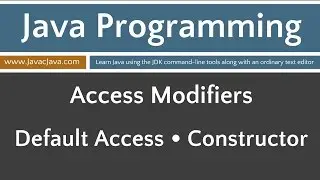Learn Java Programming - Default (Package-Private) Access Applied to a Constructor