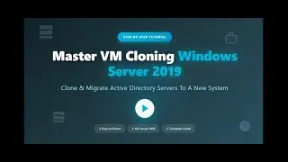 How to clone and Export a VMware Window Server 2019.