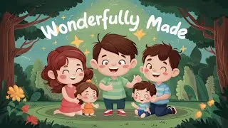 Wonderfully Made | A Psalm 139 Song for Kids | Worship Song for Kids | @SunshineKidsBibleStories