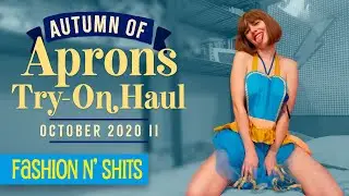 Autumn of Aprons Try-On Haul, October 2020 II (in June!) • Fashion N' Shits