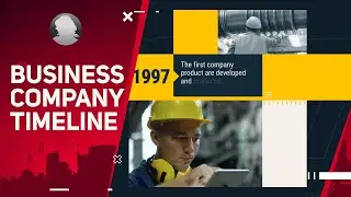 Business Company Timeline - After Effects Template