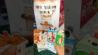 PAPER SQUISHY SURPRISE EDISI WE BARE BEARS X BOBA #papersquishy #boba #webarebears #shorts
