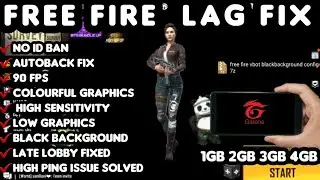 free fire vbot black  background lag fix config (ob33)||