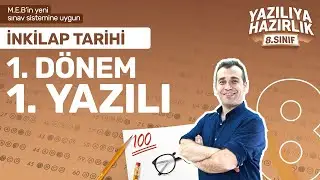 KİM 100 İSTER? 8. Sınıf İnkılap Tarihi 1. Dönem 1. Yazılıya Hazırlık (2024) Full Tekrar