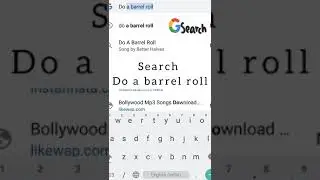 Google Chrome Tips & Tricks 😱| Magic on Chrome | Do a Barrel roll | #googlechromeshorts