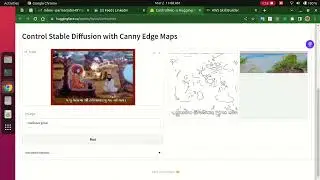 Control Stable Diffusion with Canny Edge Maps 