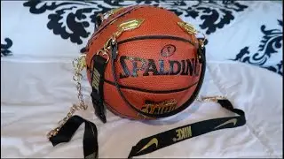 DIY Basketball Purse | Super Easy | NO GLUE!! | Andrea Bergart Inspired | increesemypiece | DIY BAG