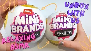 [ASMR Unboxing] Relaxing Unboxing of Latest Mini Brands Fashion Series 3