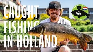 I was stopped by the POLICE 🙈 | EPIC Carp Fishing in the Netherlands!