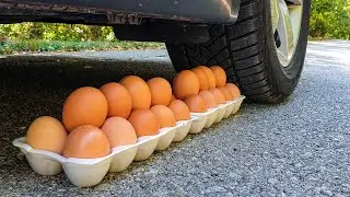 Satisfying Video ASMR Crushing Crunchy & Soft Things by Car  !! EXPERIMENT