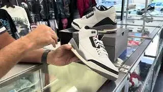 Nike Air Jordan Retro 3 Cement Grey(2024) at Street Gear - Hempstead NY