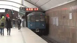 Станция м.Сходненская метропоезд Еж3