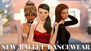 🦢🩰NEW Maxis Match Ballet CC! | Caio - Douce | The Sims 4🩰🦢