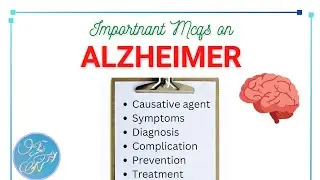 Important MCQs on Alzheimer -Symptoms & Complications, Diagnosis, Prevention & Treatment