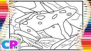 Panamanian Golden Frog/Golden Frog Coloring Pages/Elektronomia - Sky High/@coloringpagestv