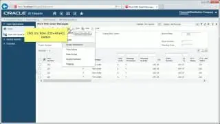 Accessing Detail Message Review - JDE E1 92 - Requirements Planning