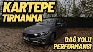 EGEA 1.4 FİRE İLE DAĞ YOLU VLOG | KARTEPE TIRMANMA | NE KADAR YAKTI? | DİK RAMPA PERFORMANSI | POV
