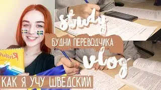 StudyVlog ♥ Будни Переводчика ♥ Как я учу шведский ♥ Мотивация Для Учебы ♥ Продуктивность ♥