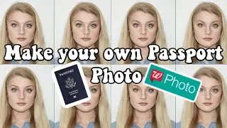 How to make your own passport photos | Cheap DIY | Taking and Printing them