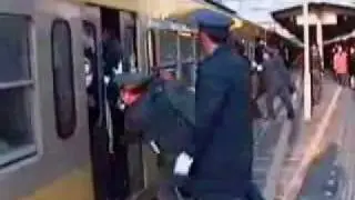 How People Get On Trains In Japan