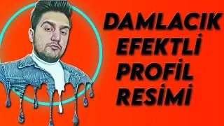 DAMLACIK EFEKTLİ PROFİL RESMİ NASIL YAPILIR? (Profil Resmi Yapma)