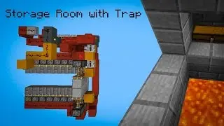Minecraft Storage Room with Trap