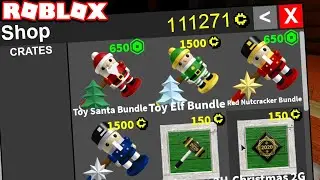 ALL THE CHRISTMAS HAMMERS in ROBLOX FLEE THE FACILITY