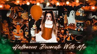 HALLOWEEN DECORATE WITH ME 2024! | Halloween Carnival Coffee Bar + Spooky Tiered Trays